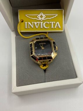 Invicta Mini Angel Women's Ring Watch - 21.5mm, Gold (49584)